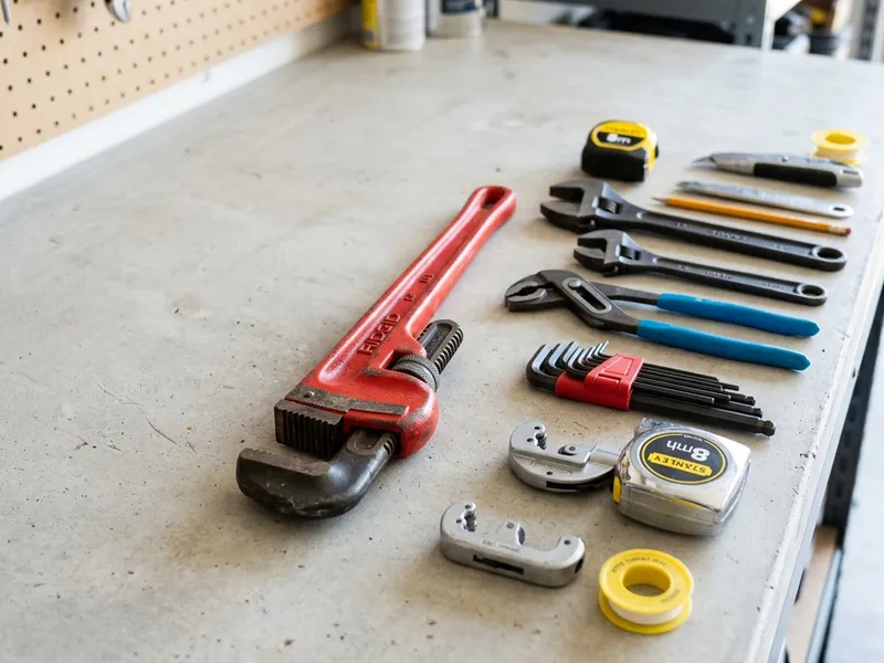Professional plumbers in Colbert, OK equipped with top-tier tools for residential and commercial plumbing services.